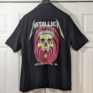 Metallica Black Small Sleeve Shirt In Vertigo You Will Be - Size L